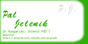 pal jelenik business card